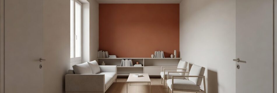 Colores para salones pequeños: tonos claros, pared de acento y luz natural