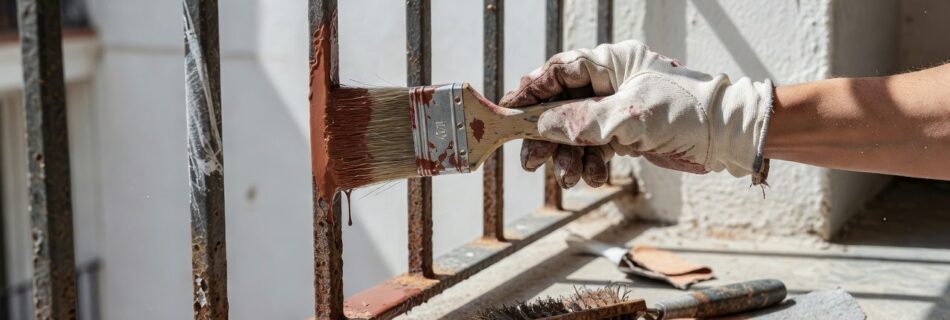 Cómo pintar rejas y barandillas de hierro: quita óxido y elige el mejor acabado