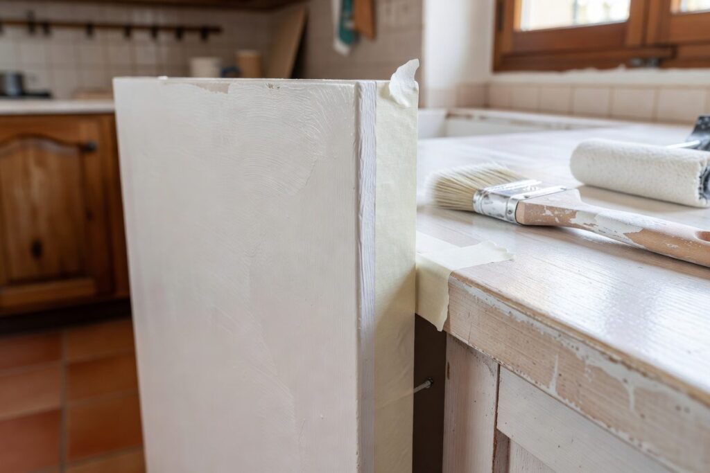 Detalle: Pintar los muebles de cocina o cambiarlos: cuándo compensa