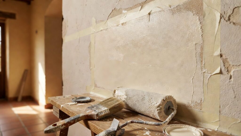 Detalle: Pintor profesional o hacerlo tú mismo: tiempo, coste, acabado y herramientas